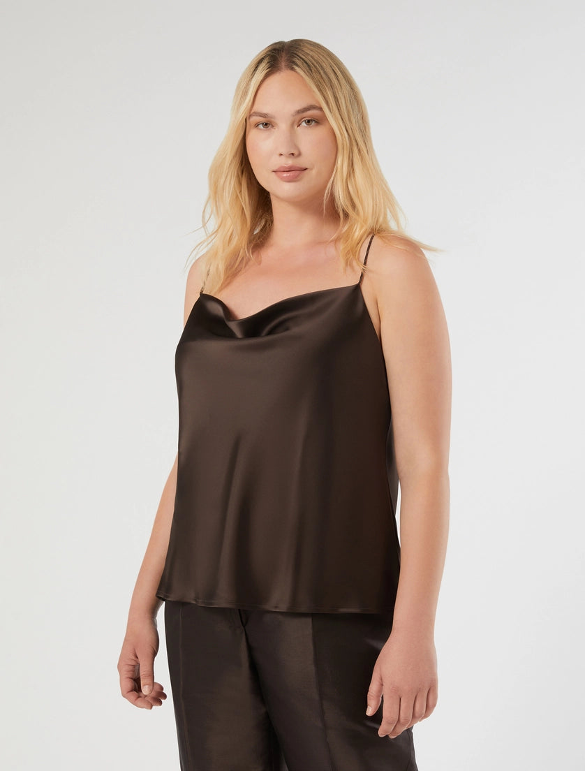 marina rinaldi satin top for woman