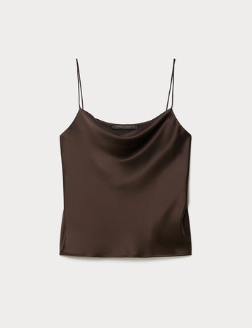 marina rinaldi satin top for woman