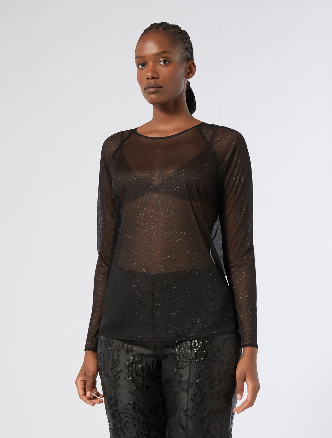 Glitter tulle T-shirt