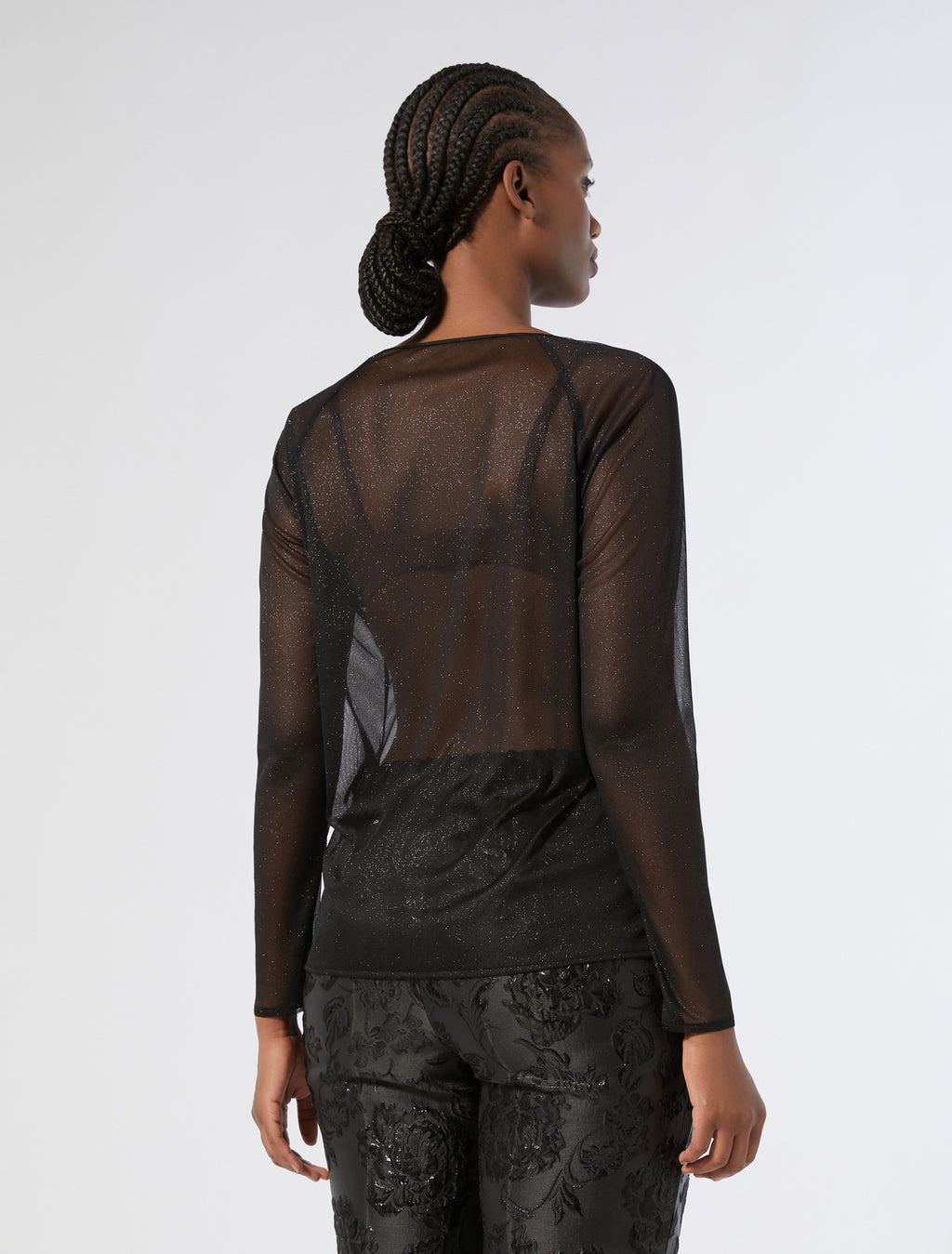 Glitter tulle T-shirt