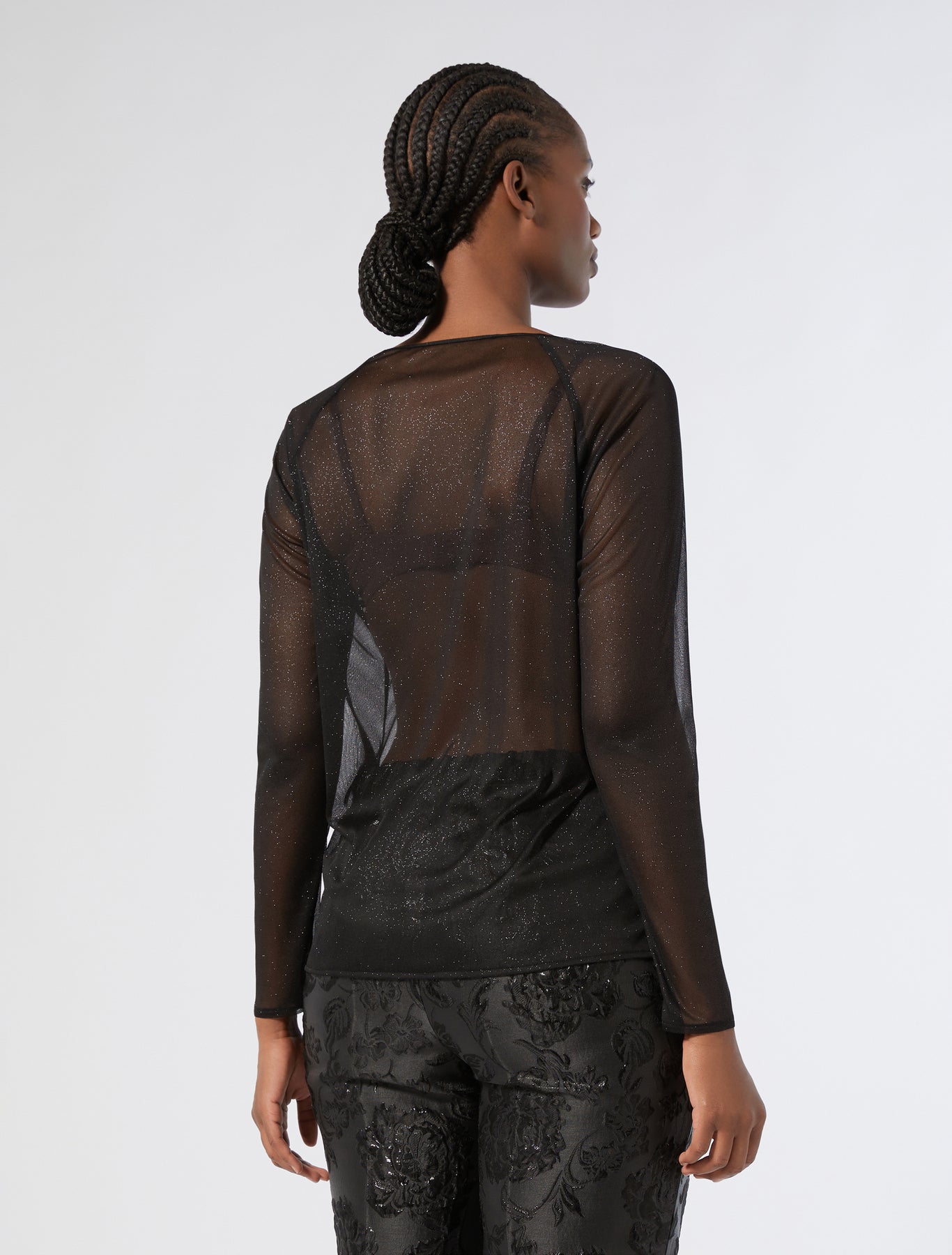 Glitter tulle T-shirt