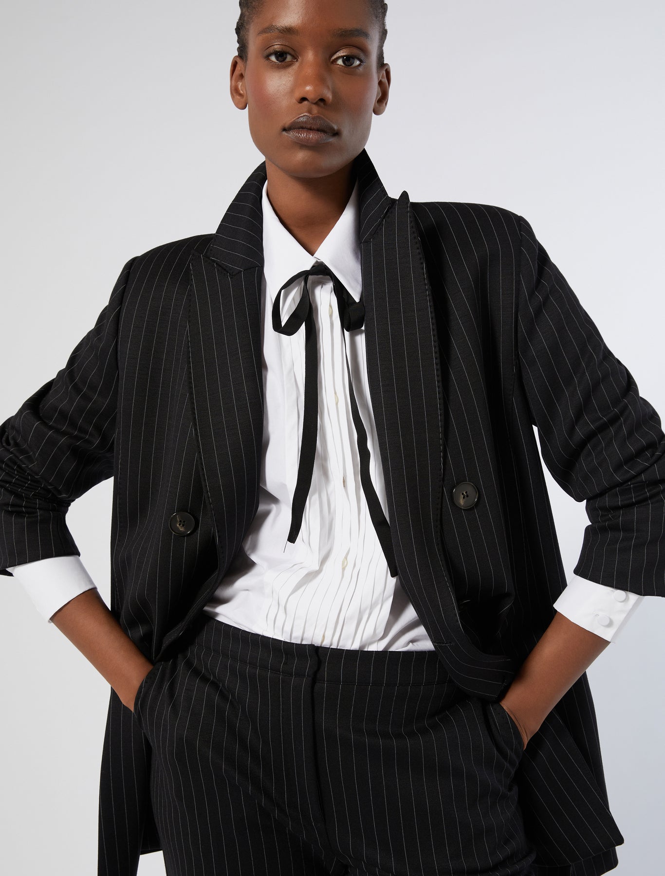 Jacquard jersey blazer