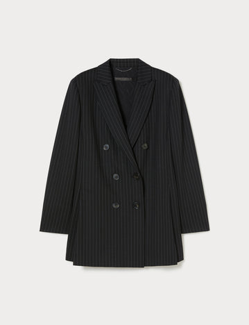 Jacquard jersey blazer