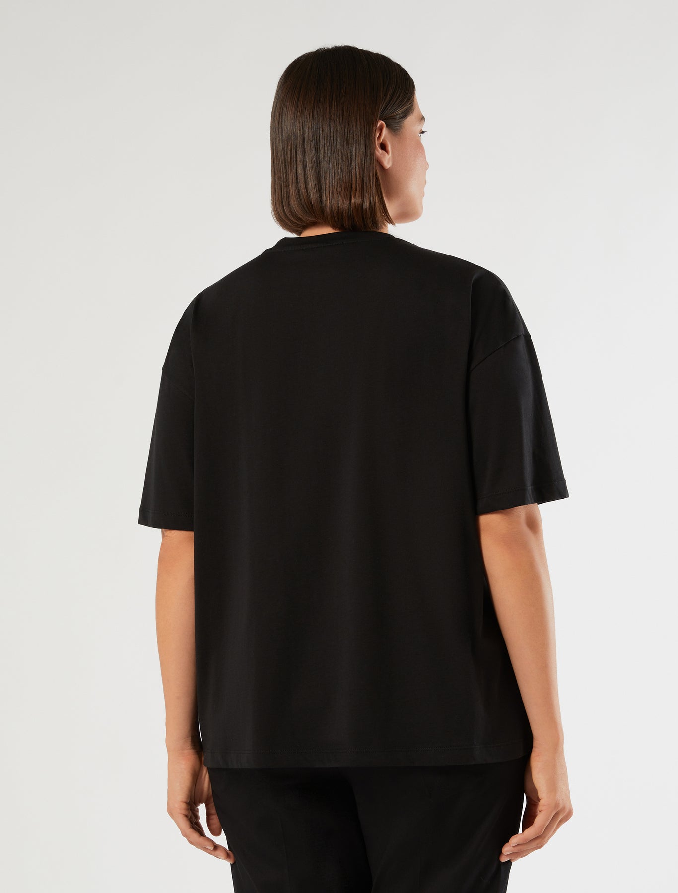 marina rinaldi embroidered jersey t-shirt for woman