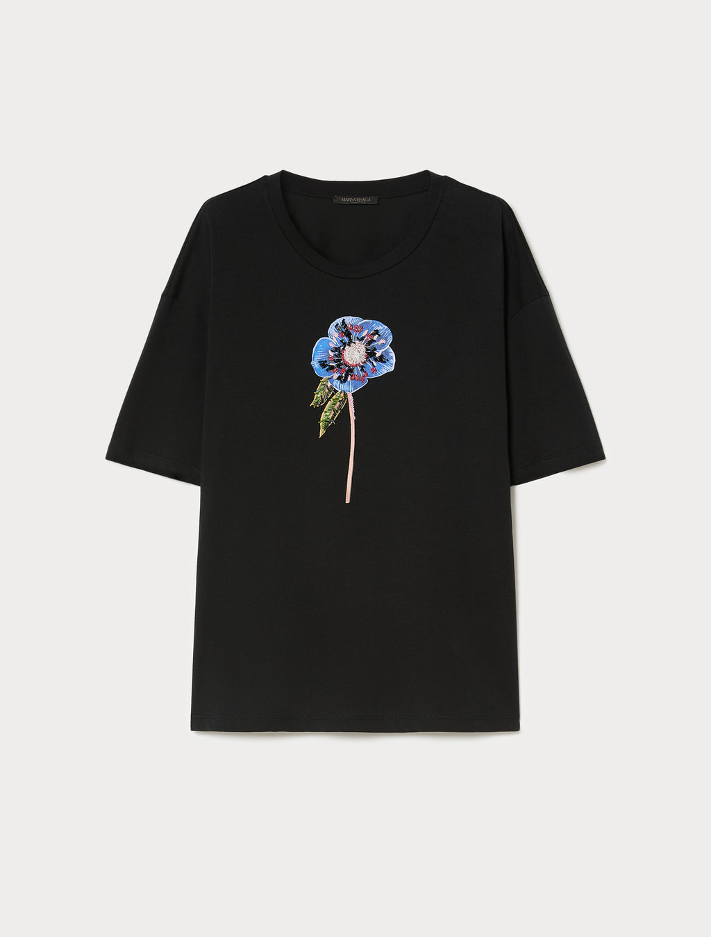 marina rinaldi jersey print t-shirt for woman