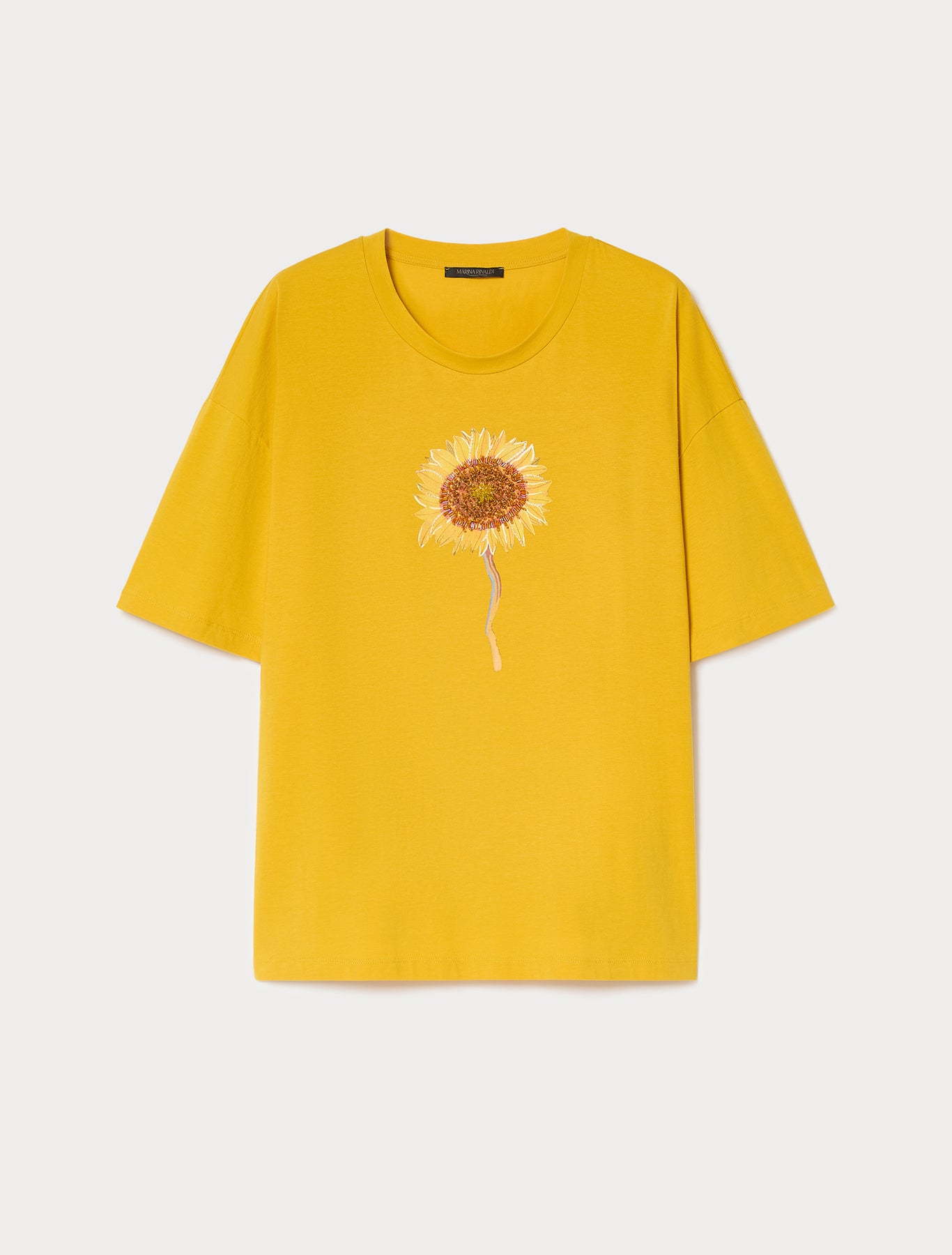 marina rinaldi jersey print t-shirt for woman