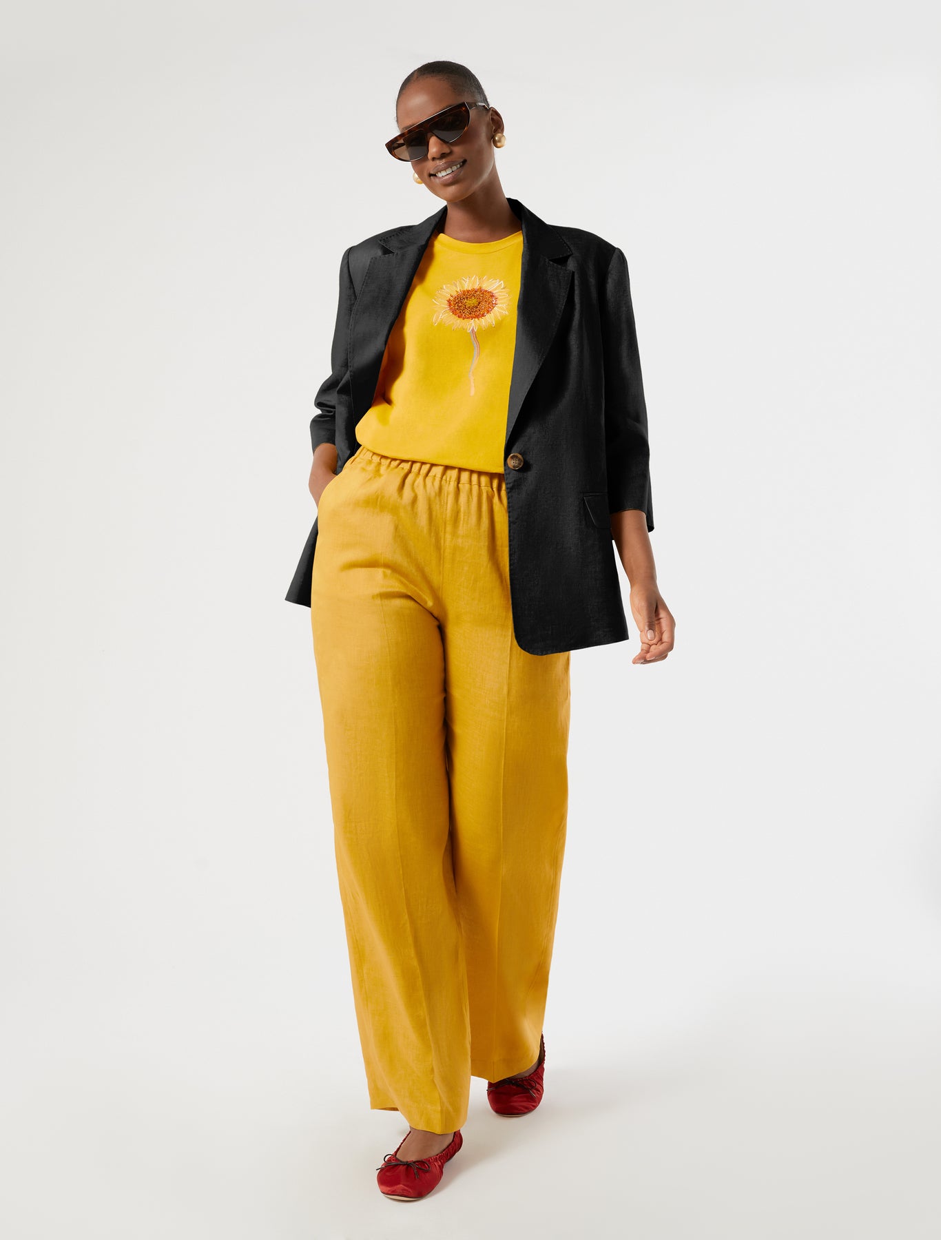 marina rinaldi jersey print t-shirt for woman