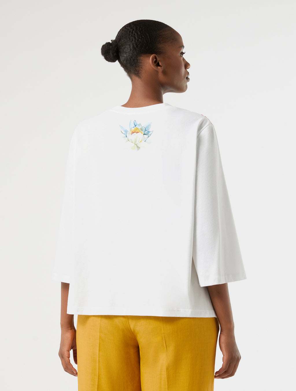 marina rinaldi jersey print t-shirt for woman