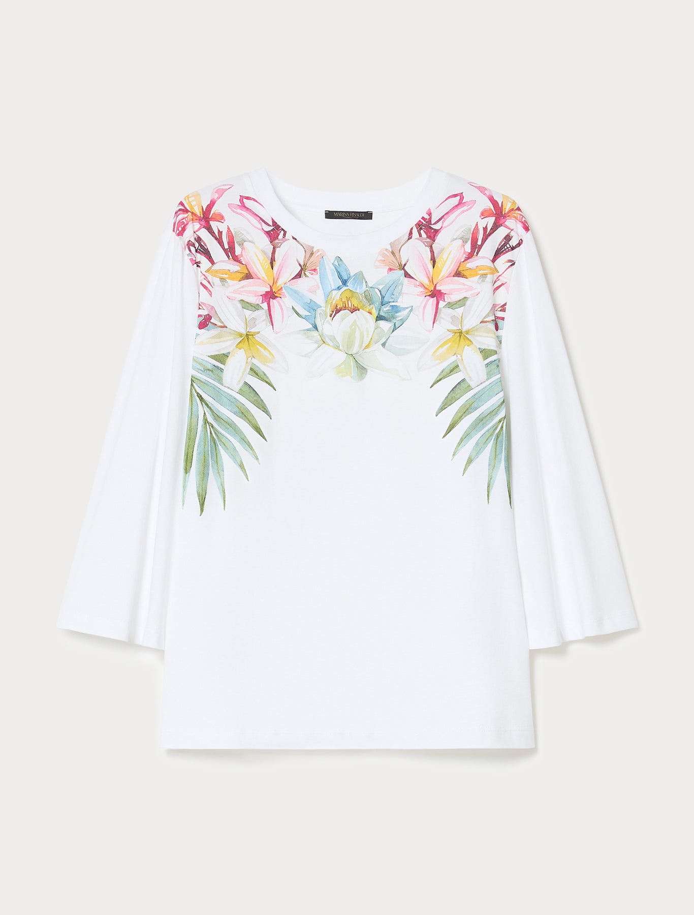 marina rinaldi jersey print t-shirt for woman