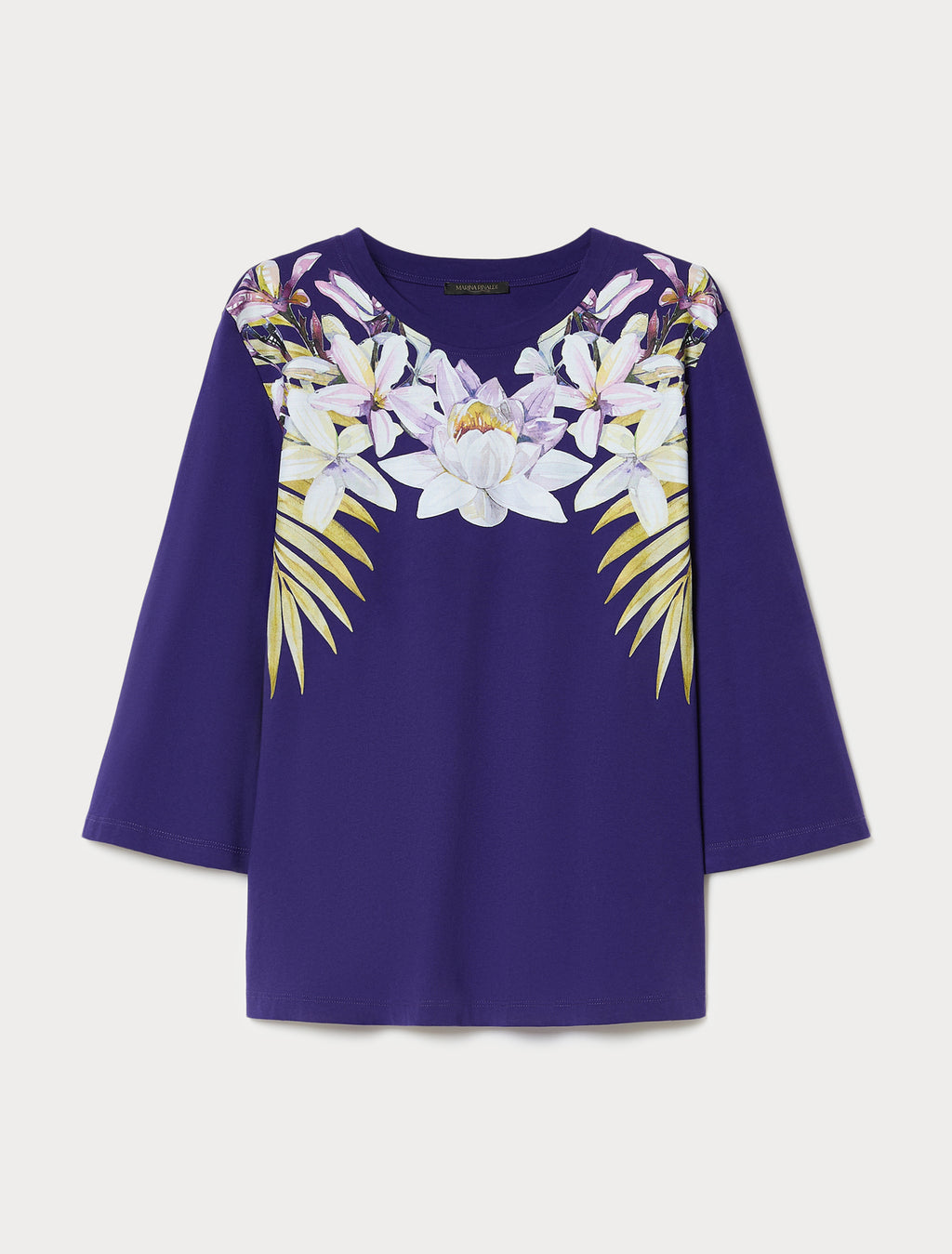 marina rinaldi jersey print t-shirt for woman
