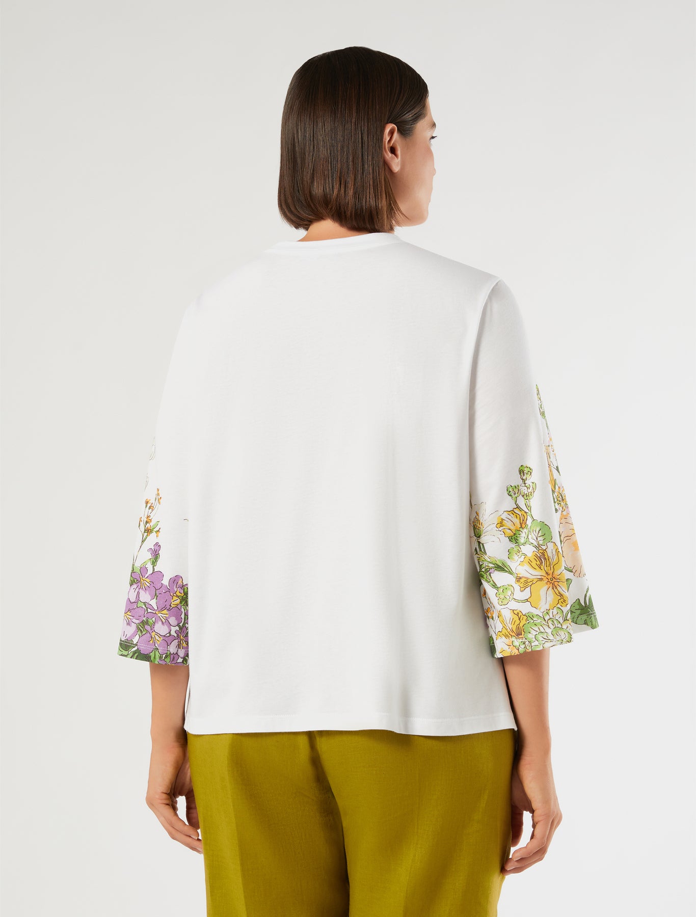marina rinaldi jersey print t-shirt for woman