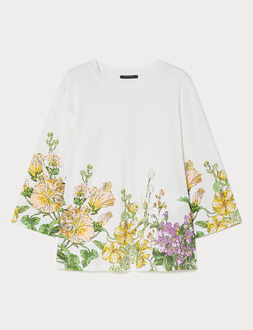marina rinaldi jersey print t-shirt for woman