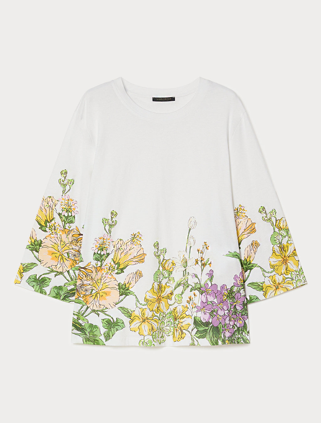 marina rinaldi jersey print t-shirt for woman