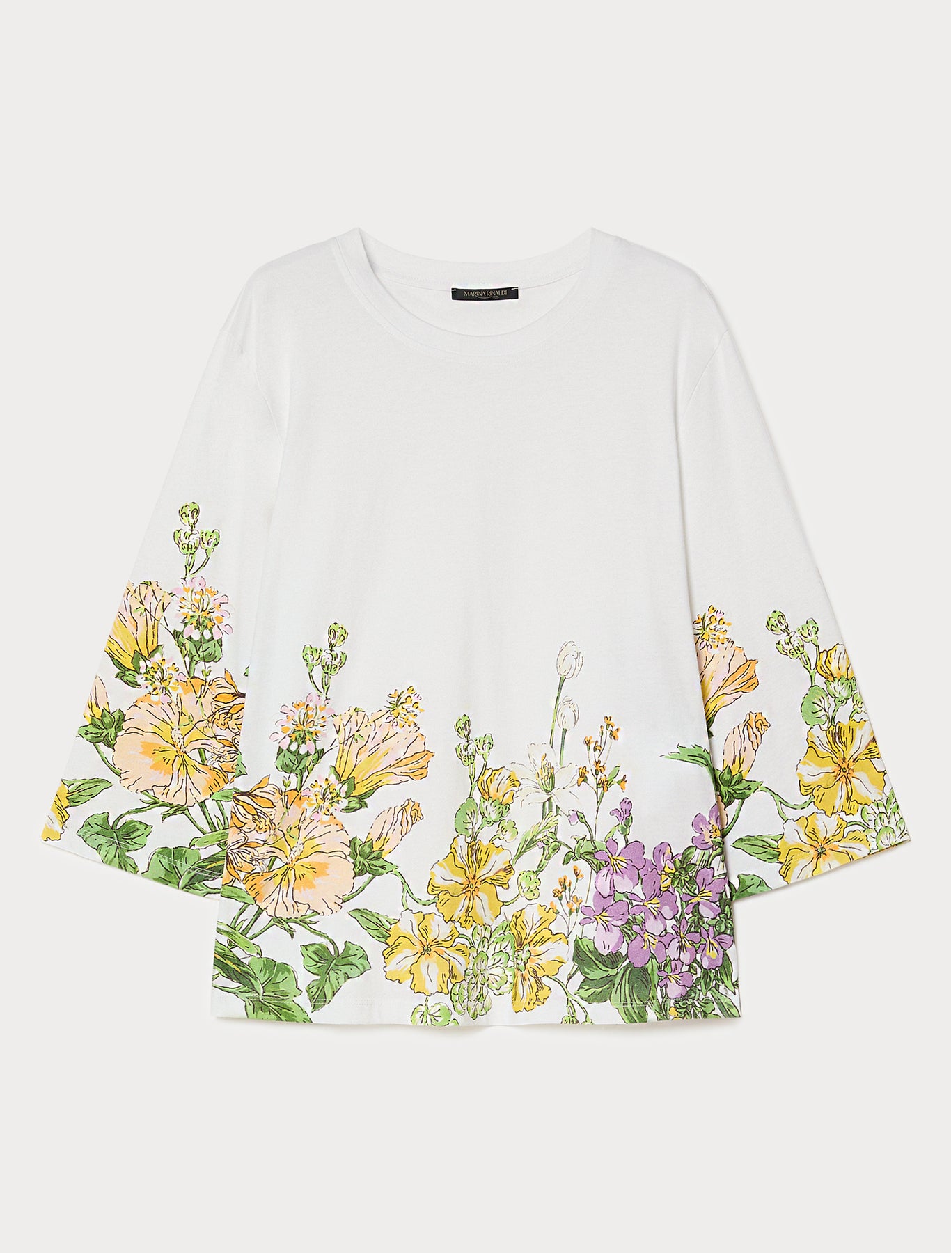 marina rinaldi jersey print t-shirt for woman