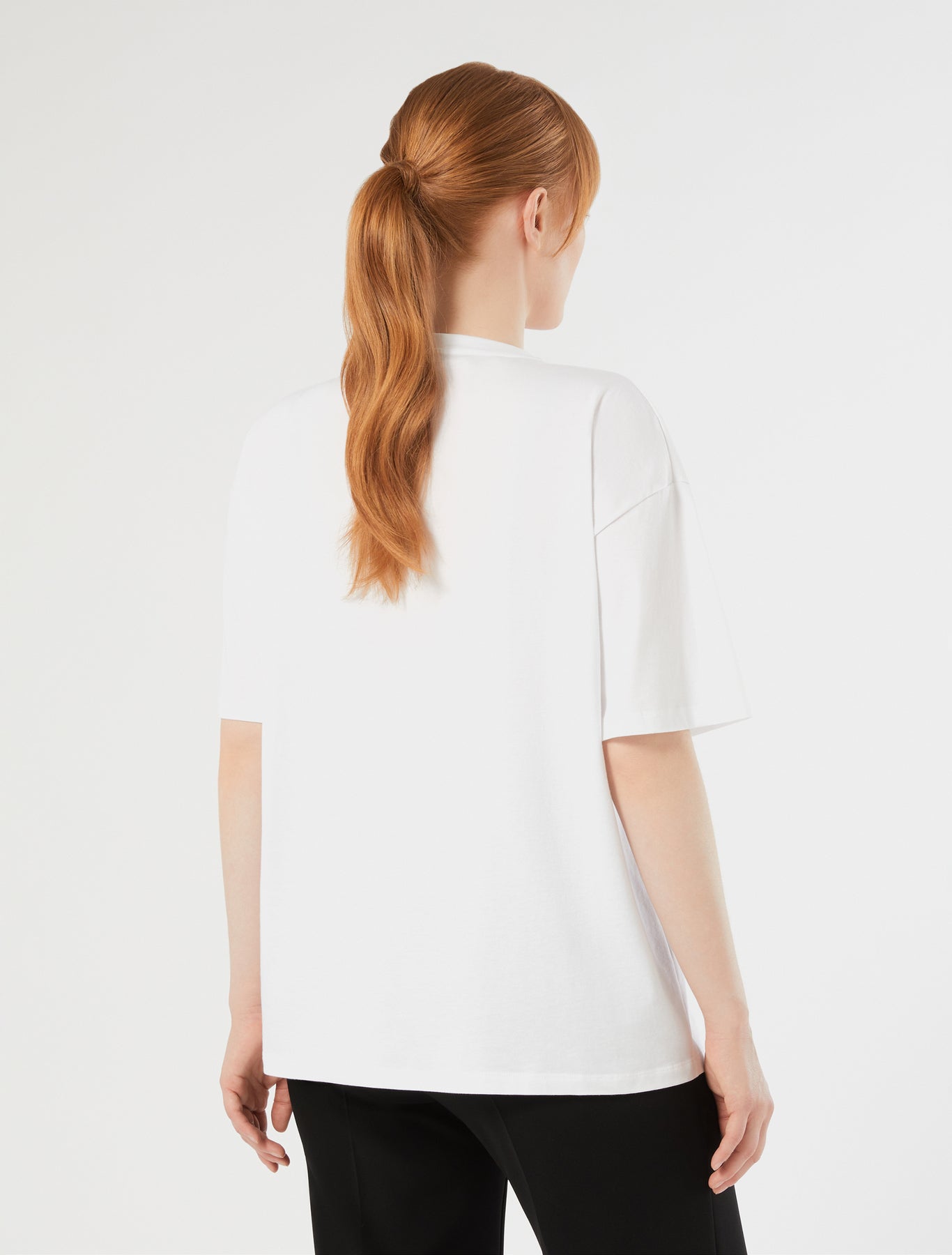 marina rinaldi embroidered jersey t-shirt for woman