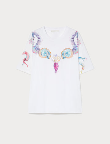 marina rinaldi cotton jersey t-shirt for woman