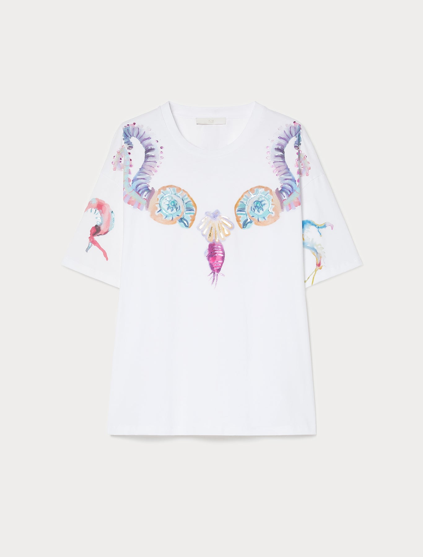 Marina Rinaldi cotton jersey t-shirt for woman