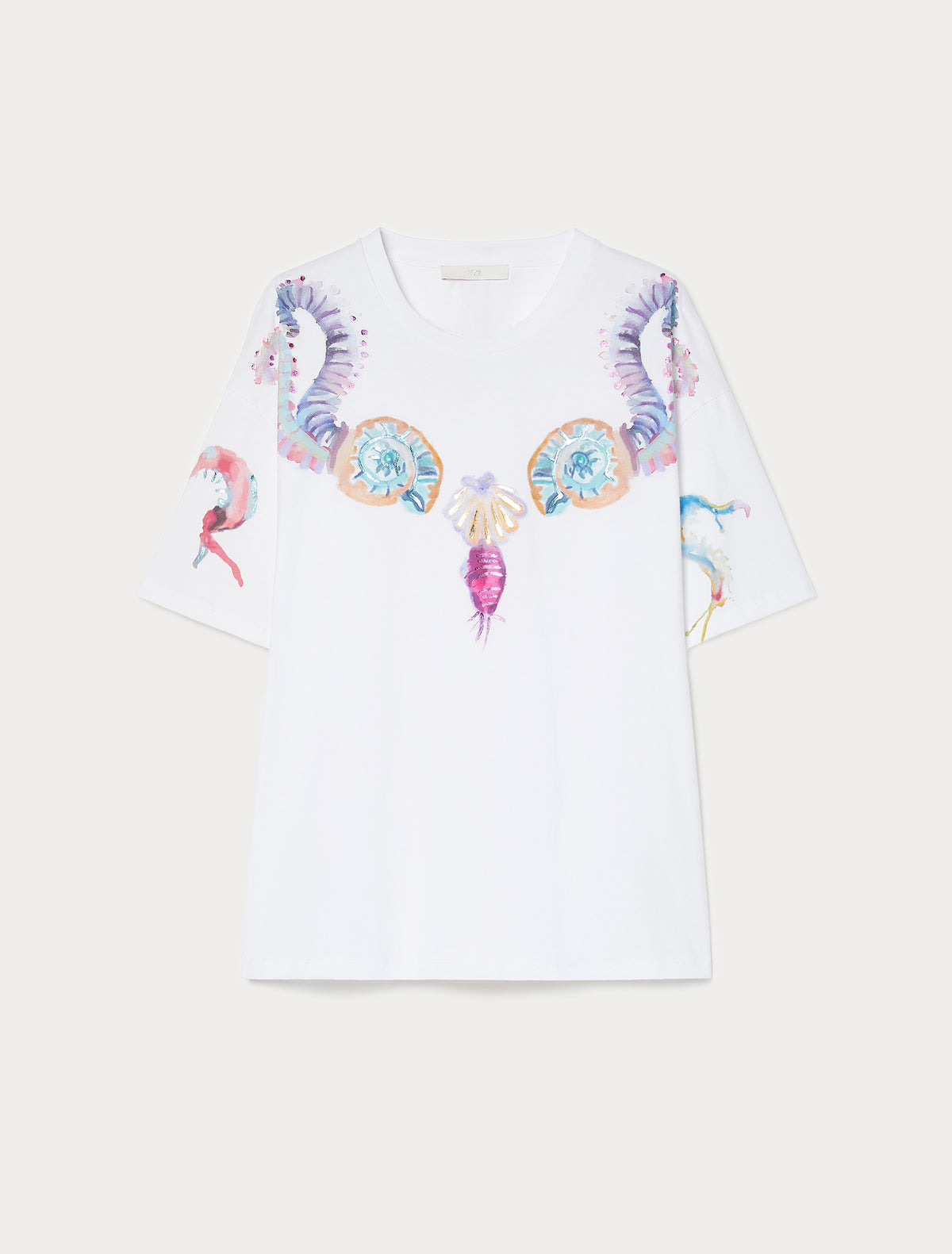 Marina Rinaldi cotton jersey t-shirt for woman