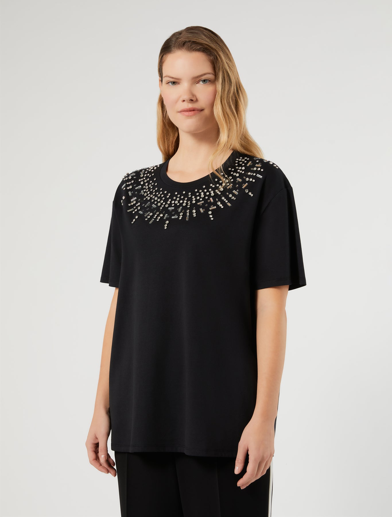 Marina Rinaldi cotton jersey t-shirt for woman
