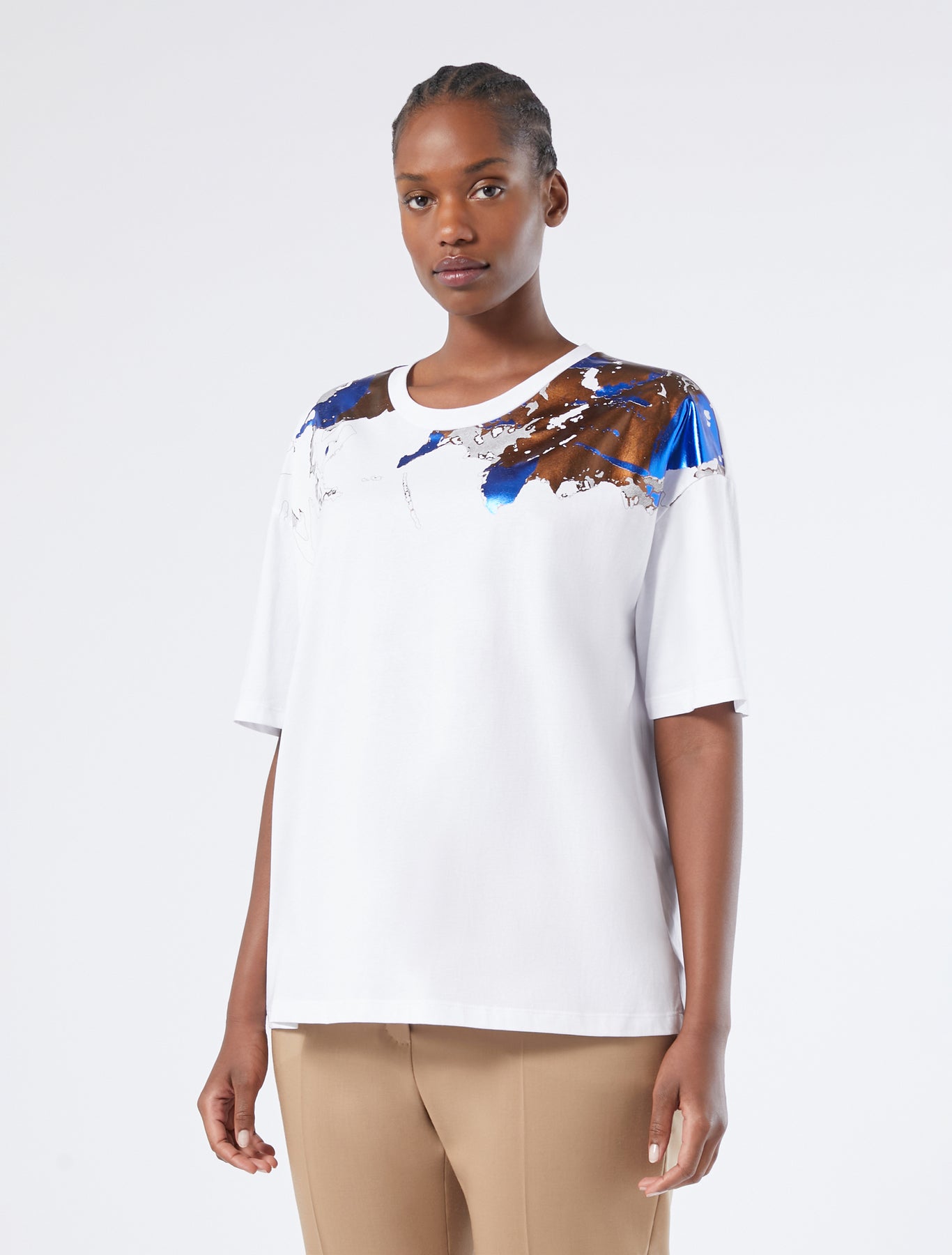 Jersey print T-shirt