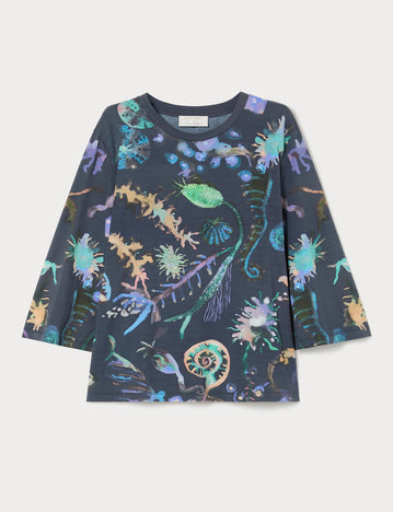 marina rinaldi embroidered jersey t-shirt for woman
