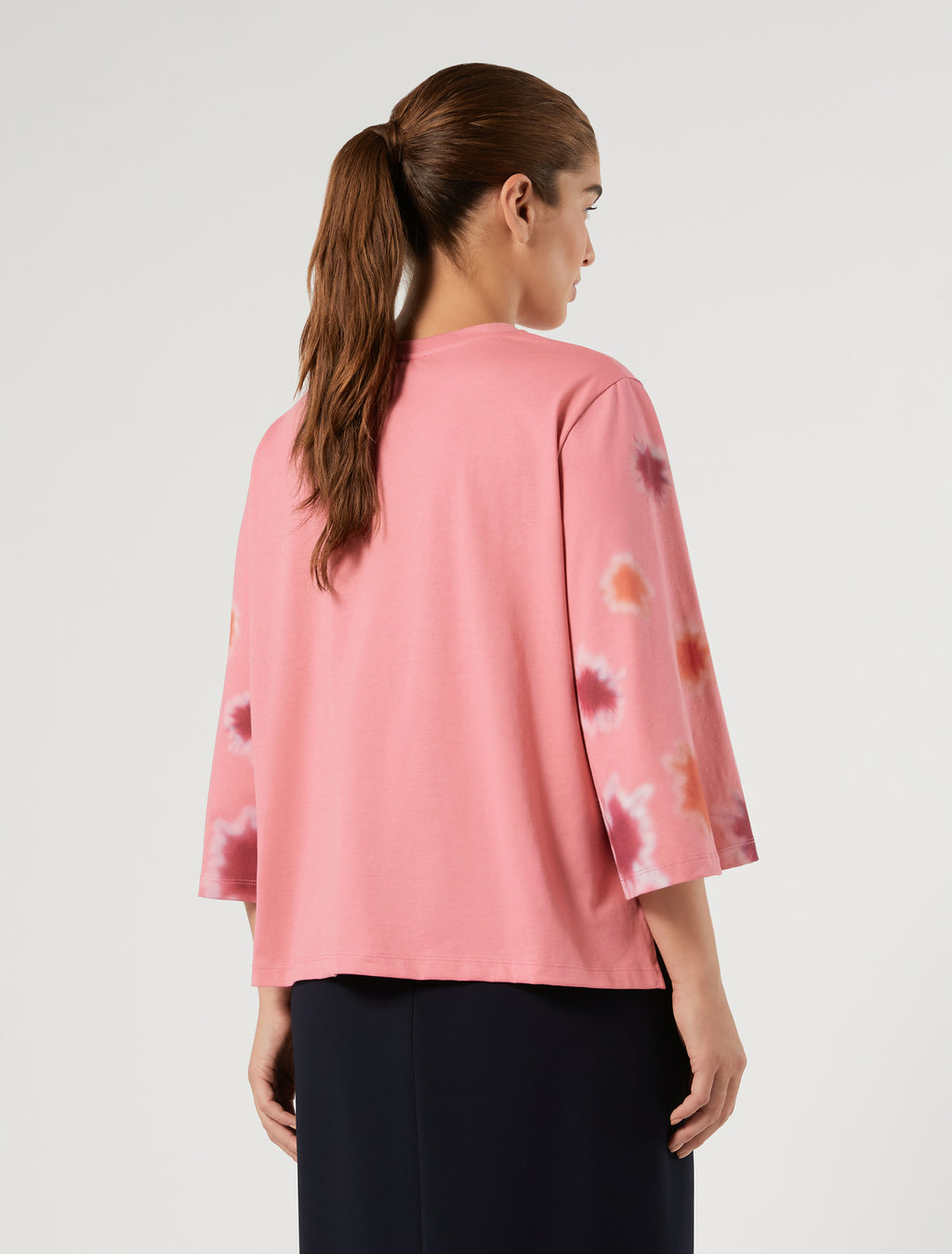 marina rinaldi embroidered jersey t-shirt for woman