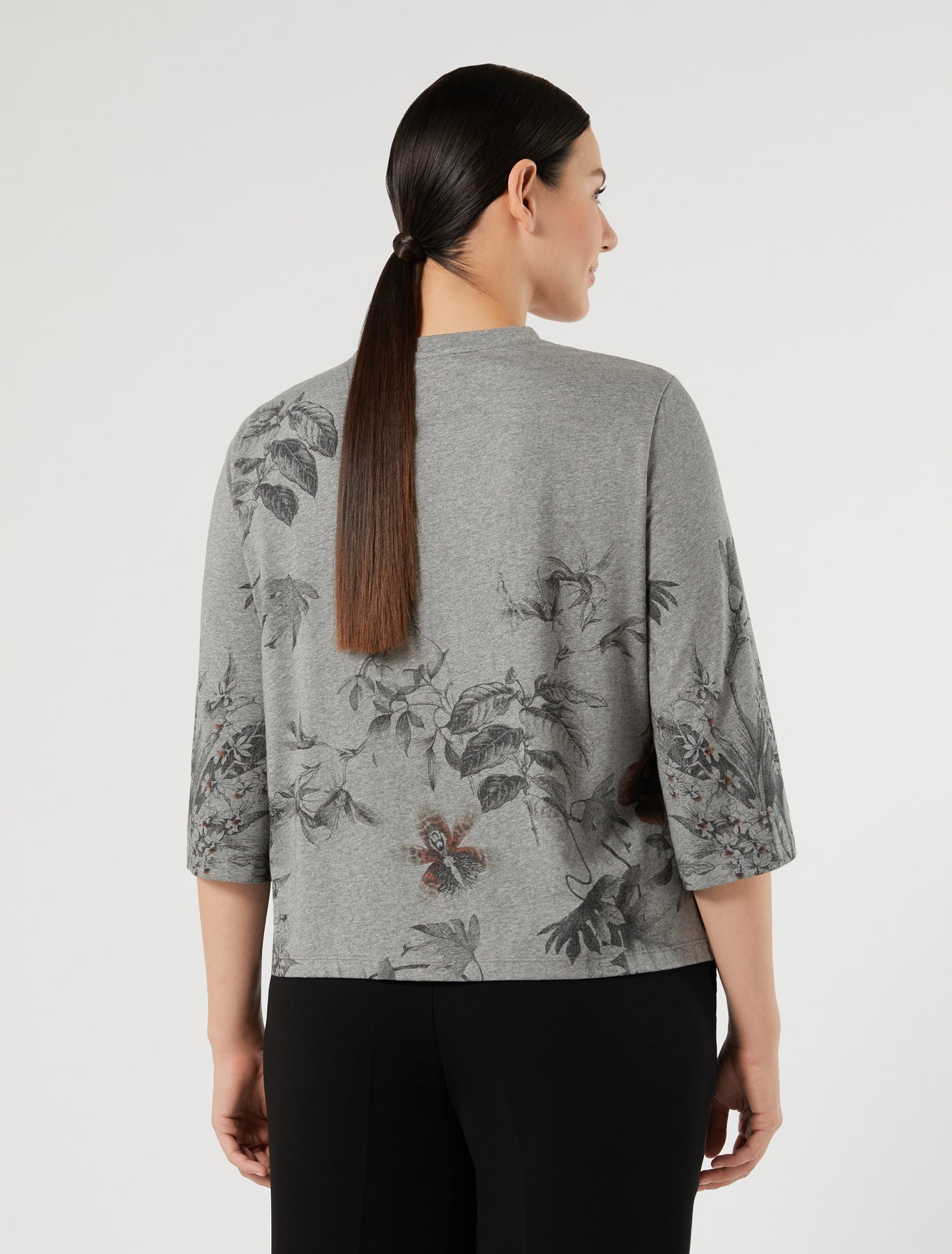 Marina Rinaldi embroidered jersey t-shirt for woman