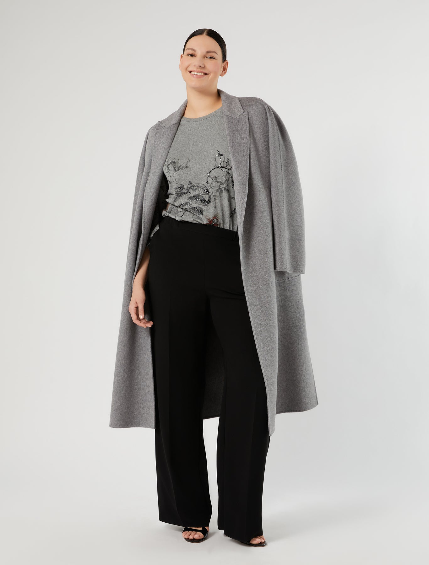 Marina Rinaldi embroidered jersey t-shirt for woman