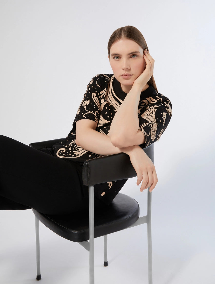 Printed jersey T-shirt