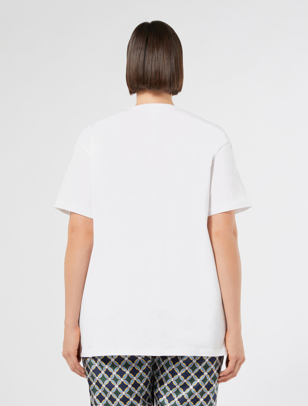 Embroidered jersey T-shirt