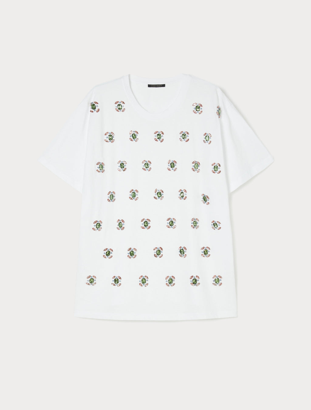 Embroidered jersey T-shirt