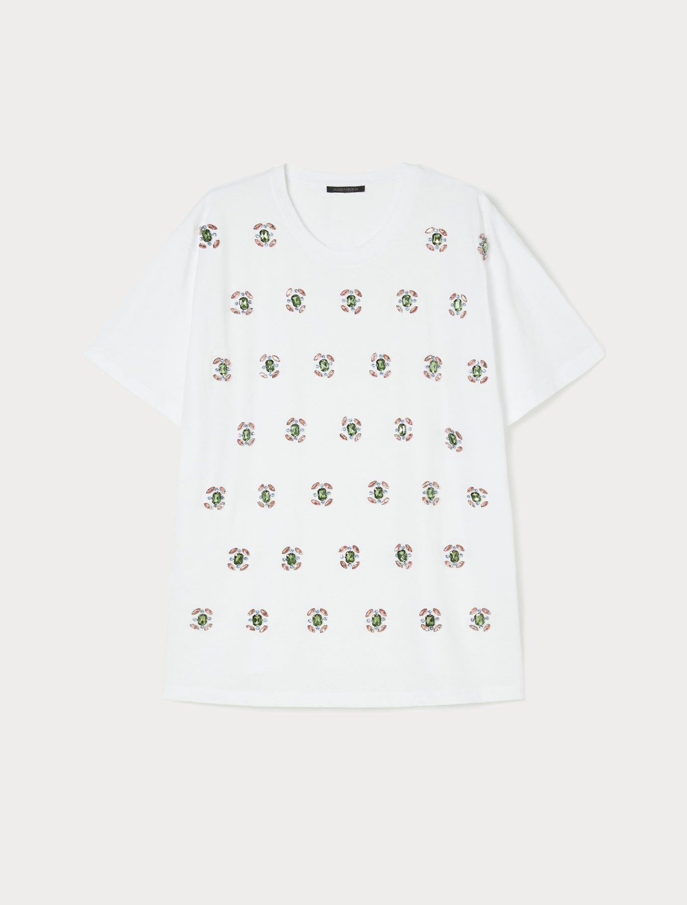 Embroidered jersey T-shirt