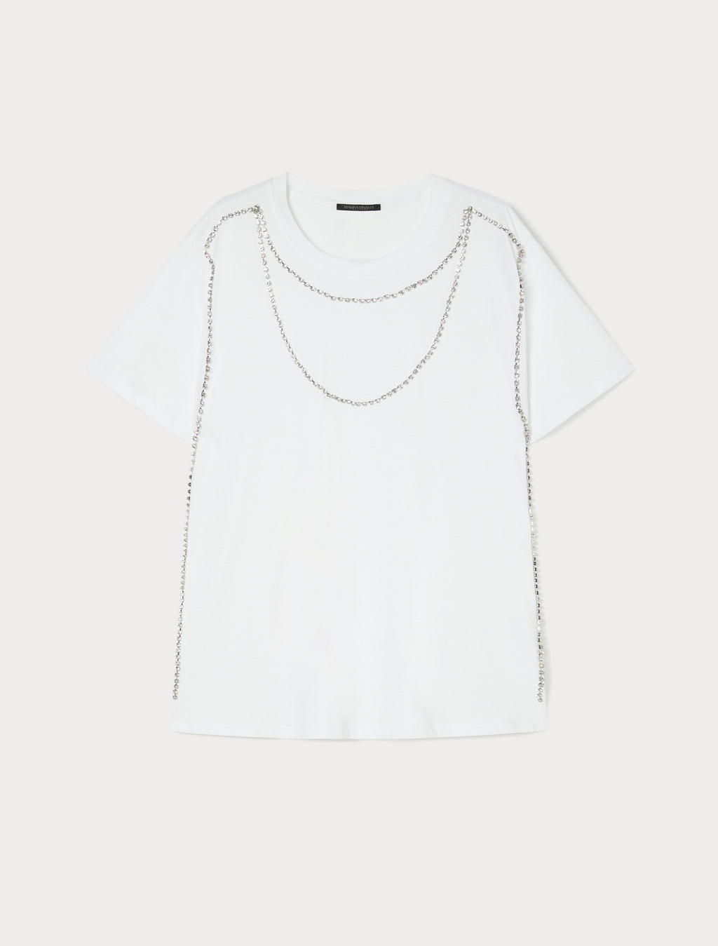 Embroidered jersey T-shirt