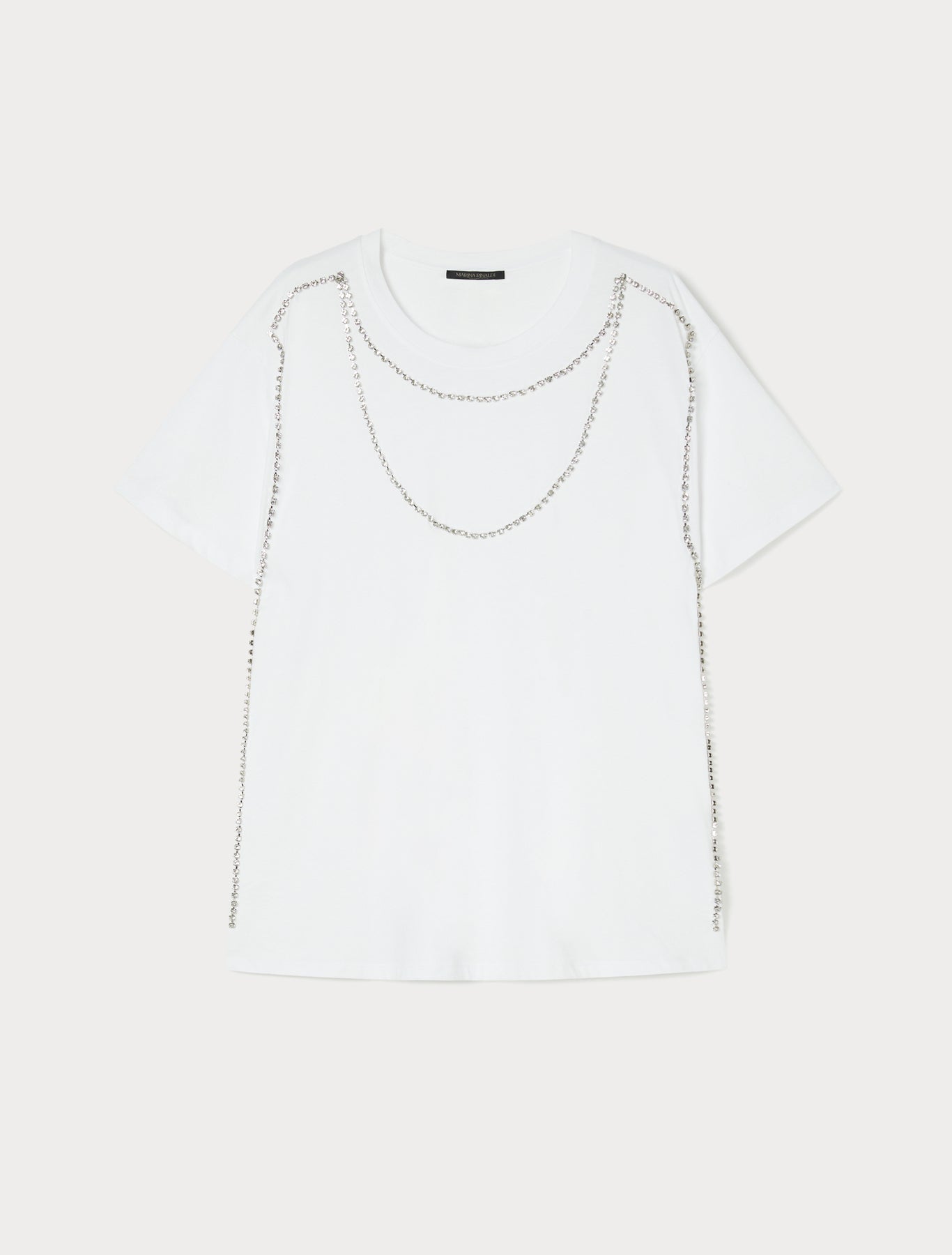 Embroidered jersey T-shirt