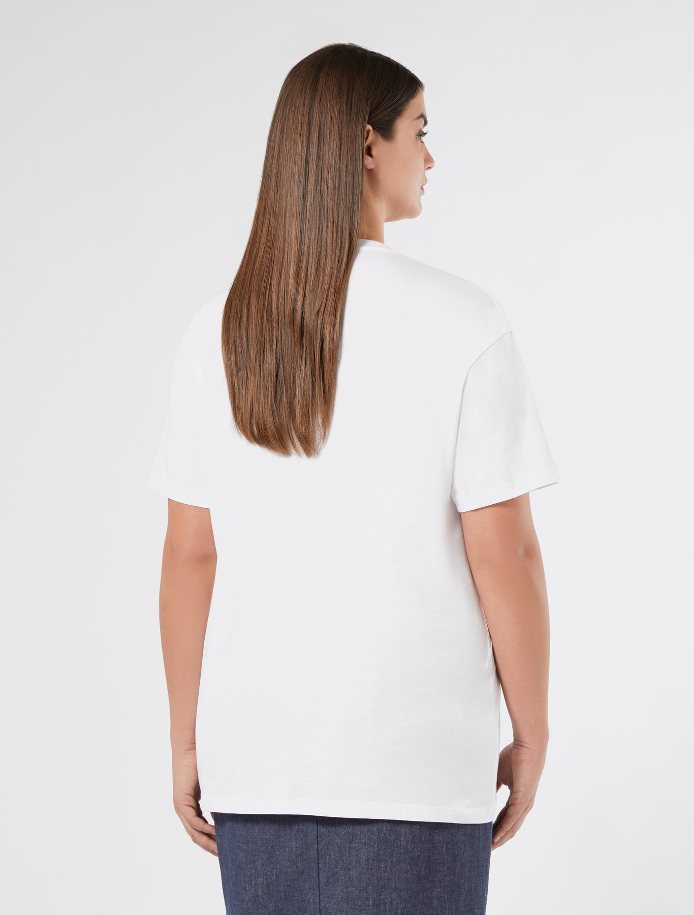 Embroidered jersey T-shirt