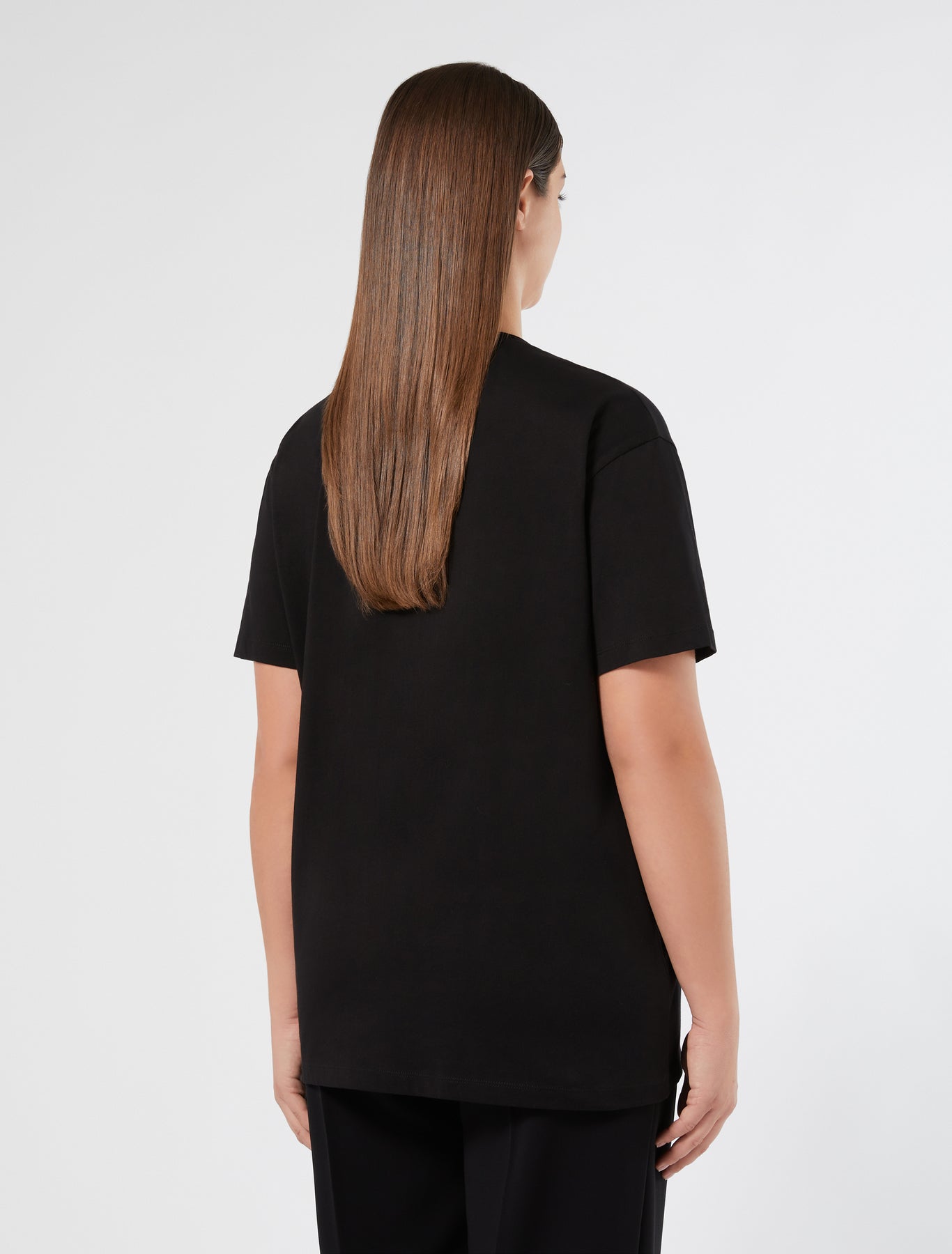 Embroidered jersey T-shirt