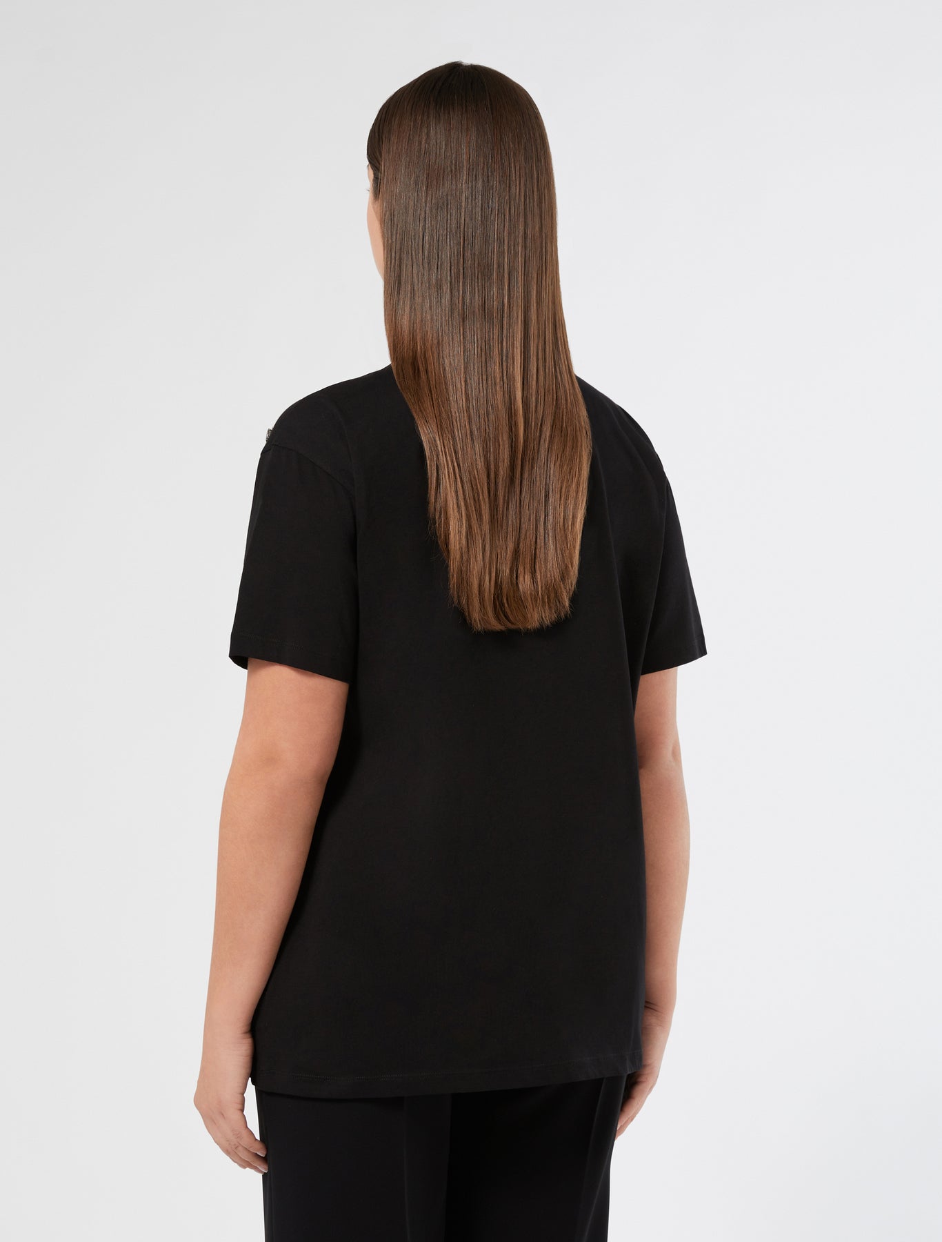 Embroidered jersey T-shirt