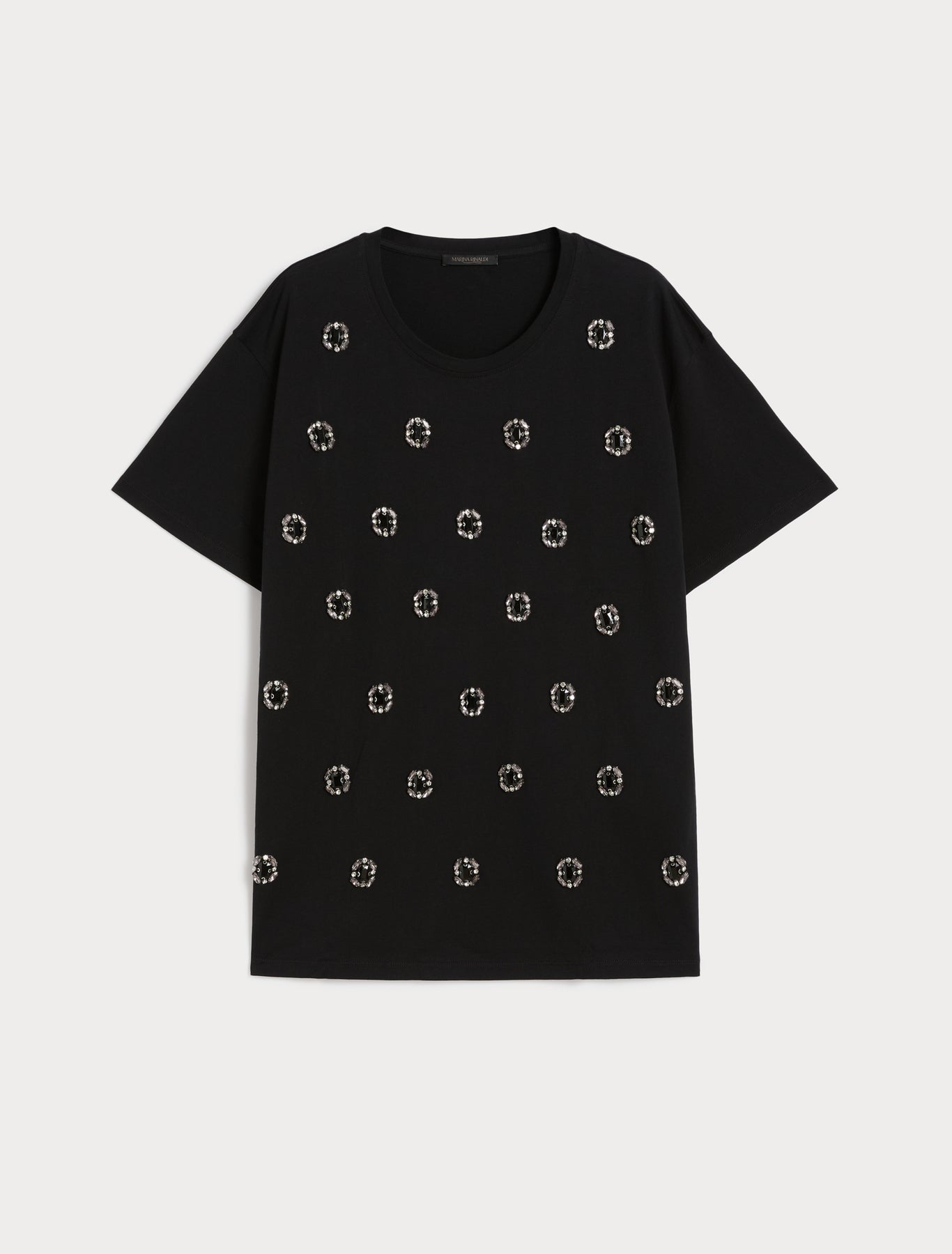 Embroidered jersey T-shirt