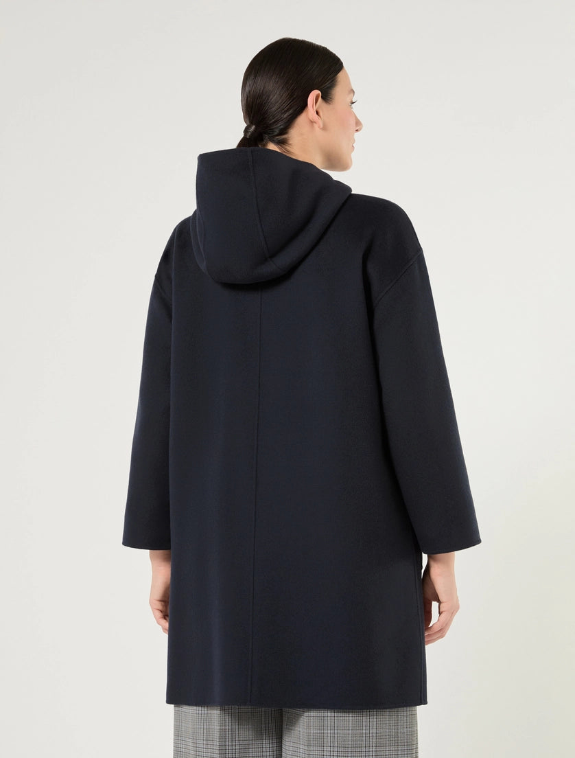 marina rinaldi Double-faced wool and cashmere coat
