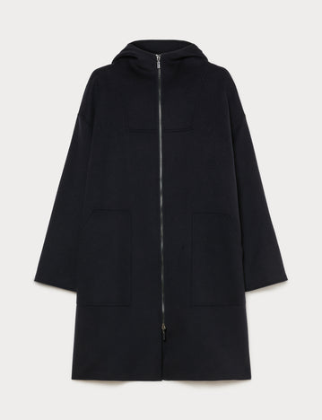 Marina Rinaldi double-faced wool and cashmere coat for woman