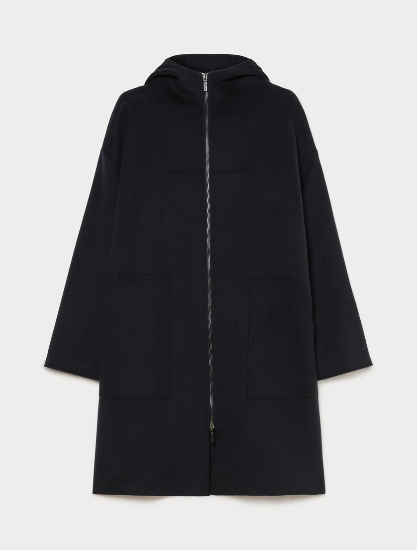 marina rinaldi Double-faced wool and cashmere coat