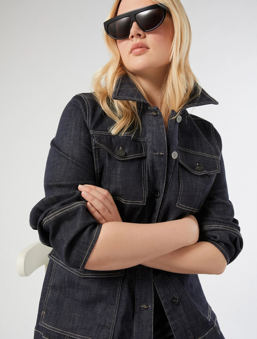 Stretch cotton jacket