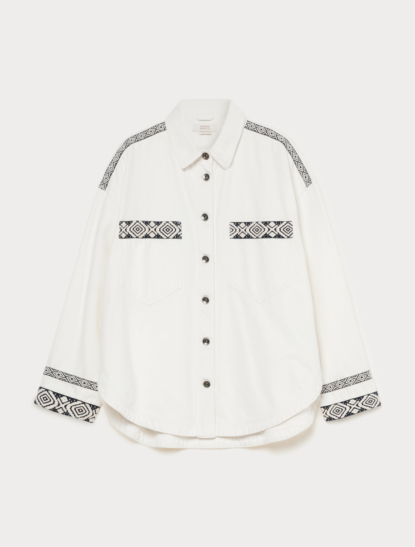 Marina Rinaldi cotton bull denim jacket for woman
