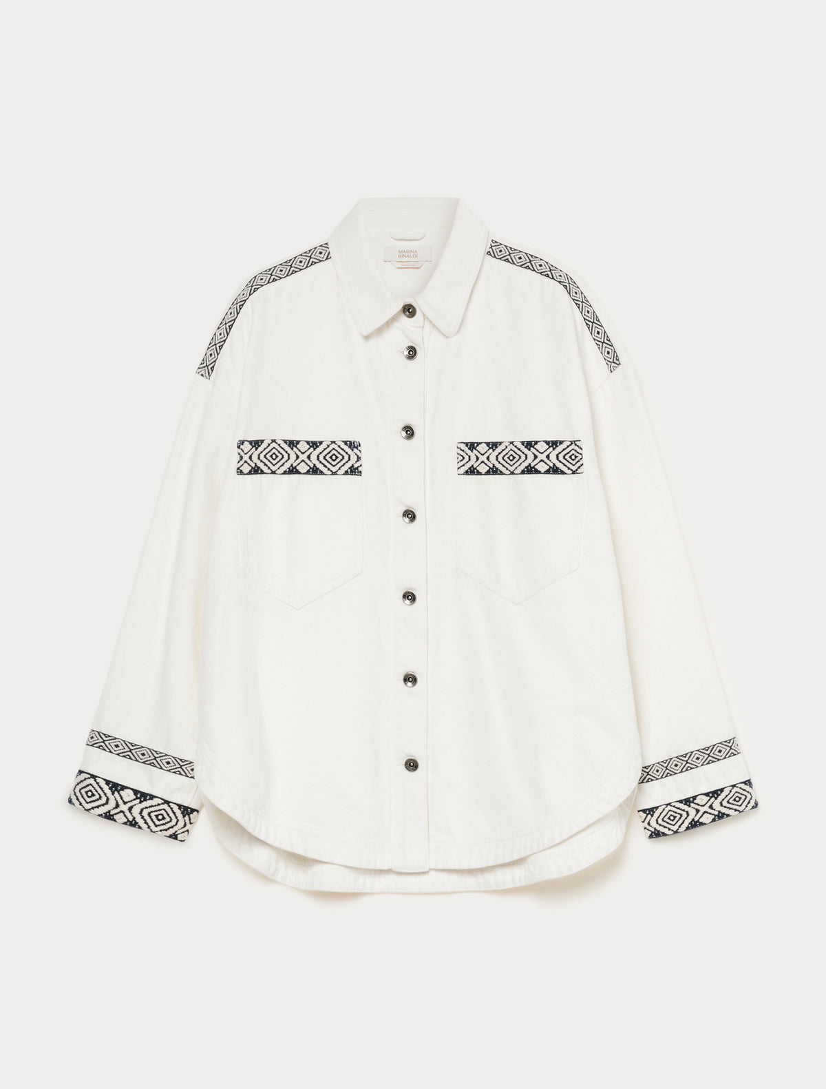 Marina Rinaldi cotton bull denim jacket for woman