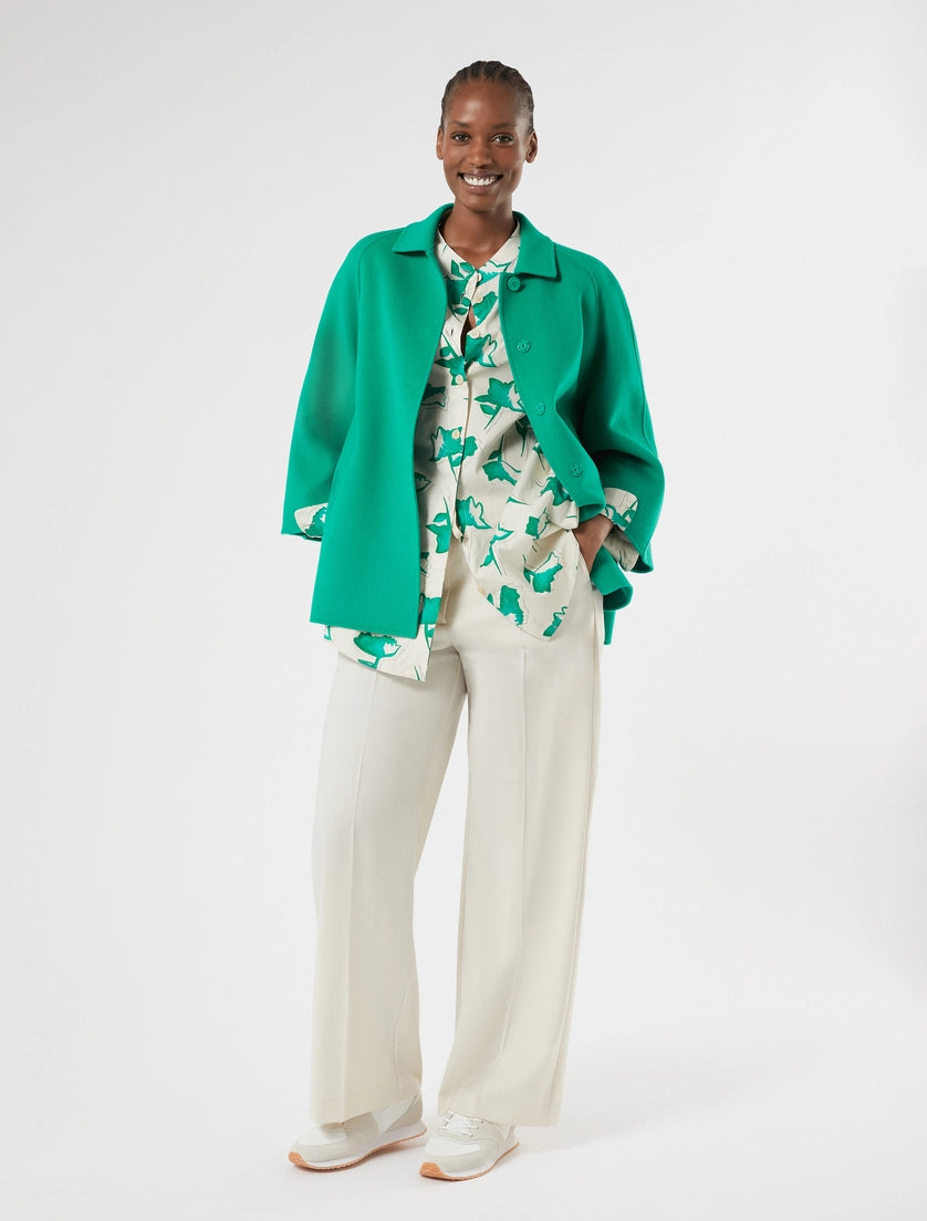 Heavy double-faced wool and cashmere jacket