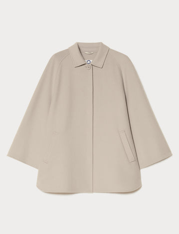 marina rinaldi heavy double-faced wool and cashmere jacket for woman