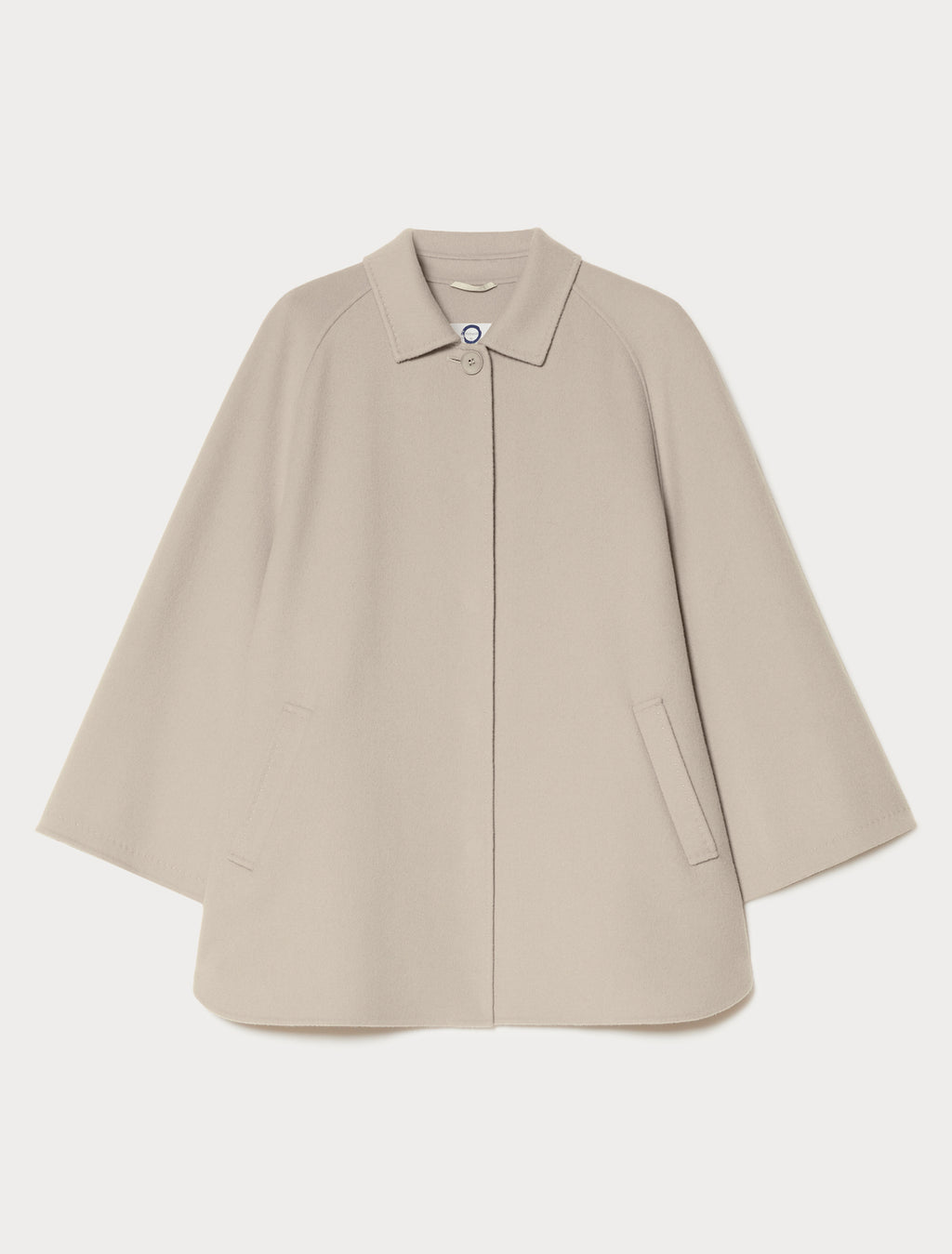 marina rinaldi heavy double-faced wool and cashmere jacket for woman