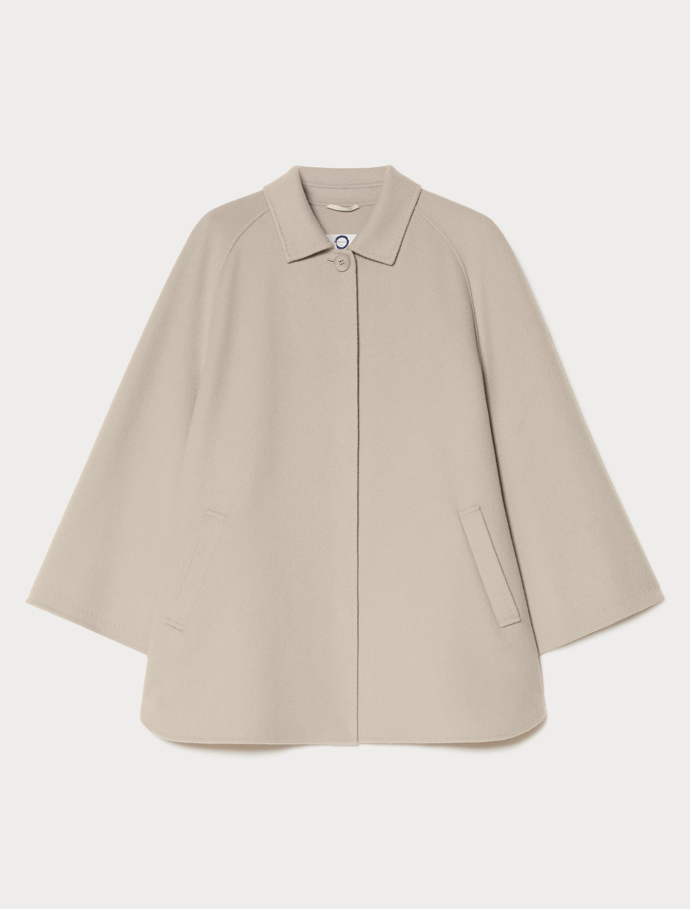 marina rinaldi heavy double-faced wool and cashmere jacket for woman
