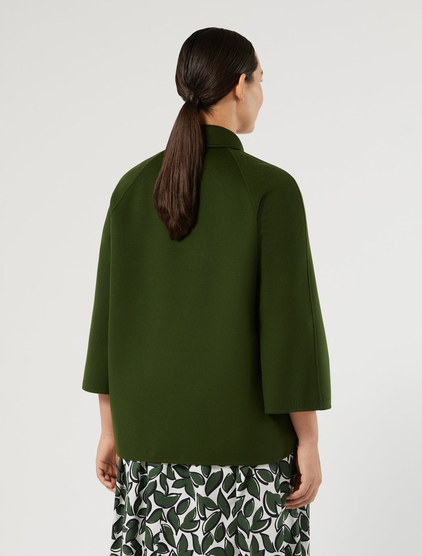 Marina Rinaldi double-faced wool and cashmere coat for woman