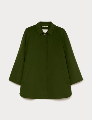 Marina Rinaldi double-faced wool and cashmere coat for woman